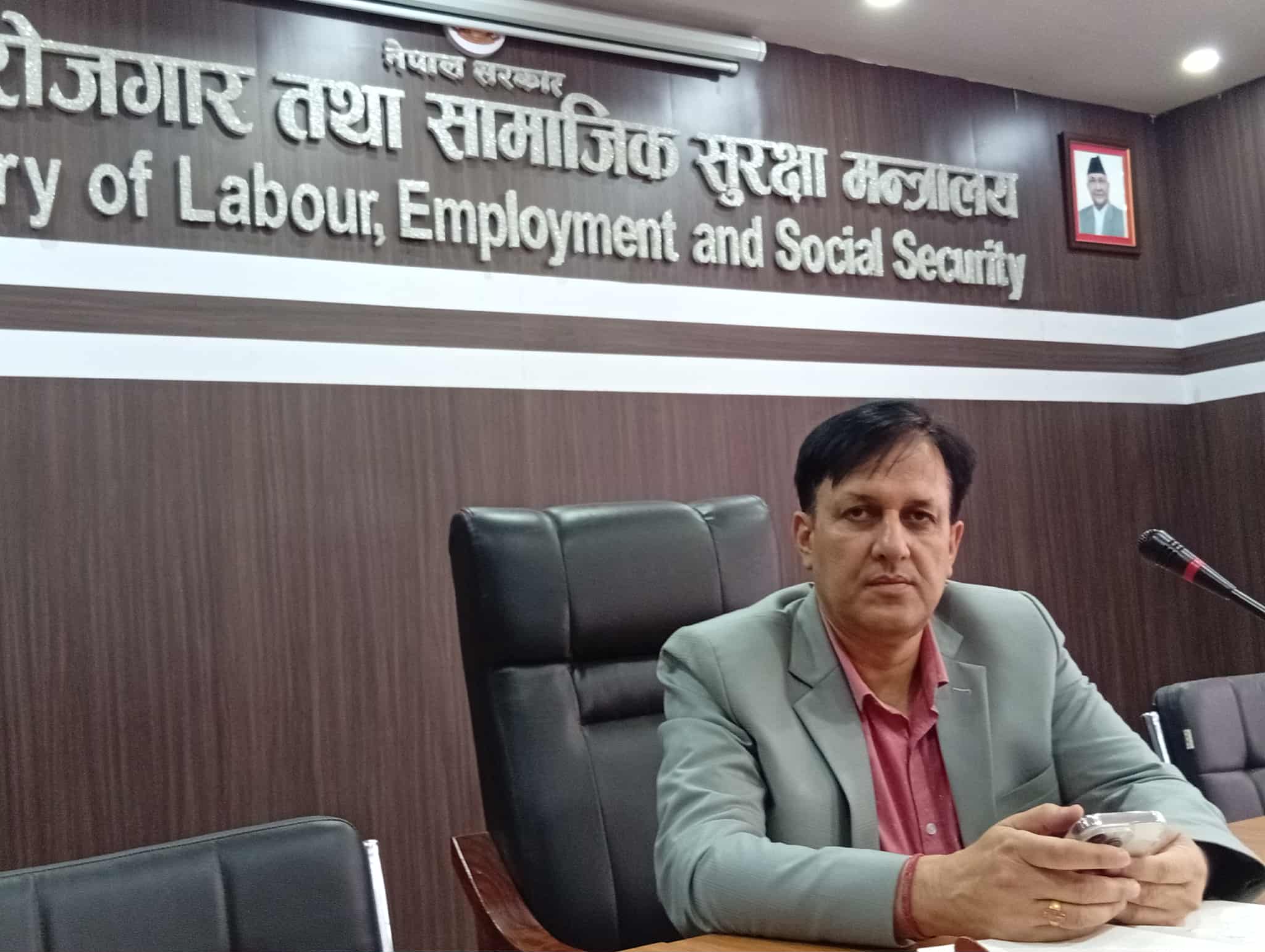 भिजिट भिषामा रोजगार मन्त्रालयको कुनै सरोकार छैन : महानिर्देशक भट्टराई