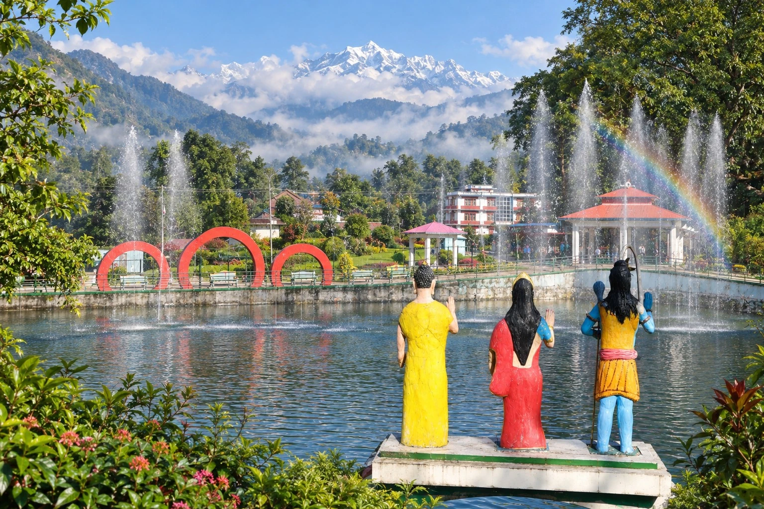 साढे ६ करोडको लगानीमा बन्यो याङवरकको आकर्षक निसानधाम पोखरी - फोटो फिचर