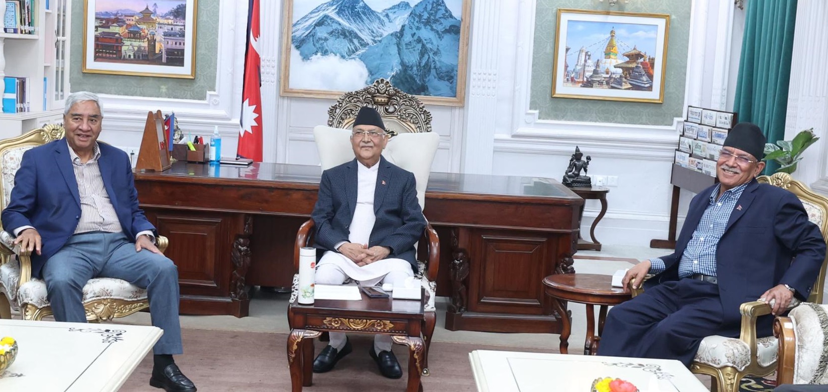 मंगलबार र बुधबार बस्न नसकेको शीर्ष नेताको बैठक आज बस्दै