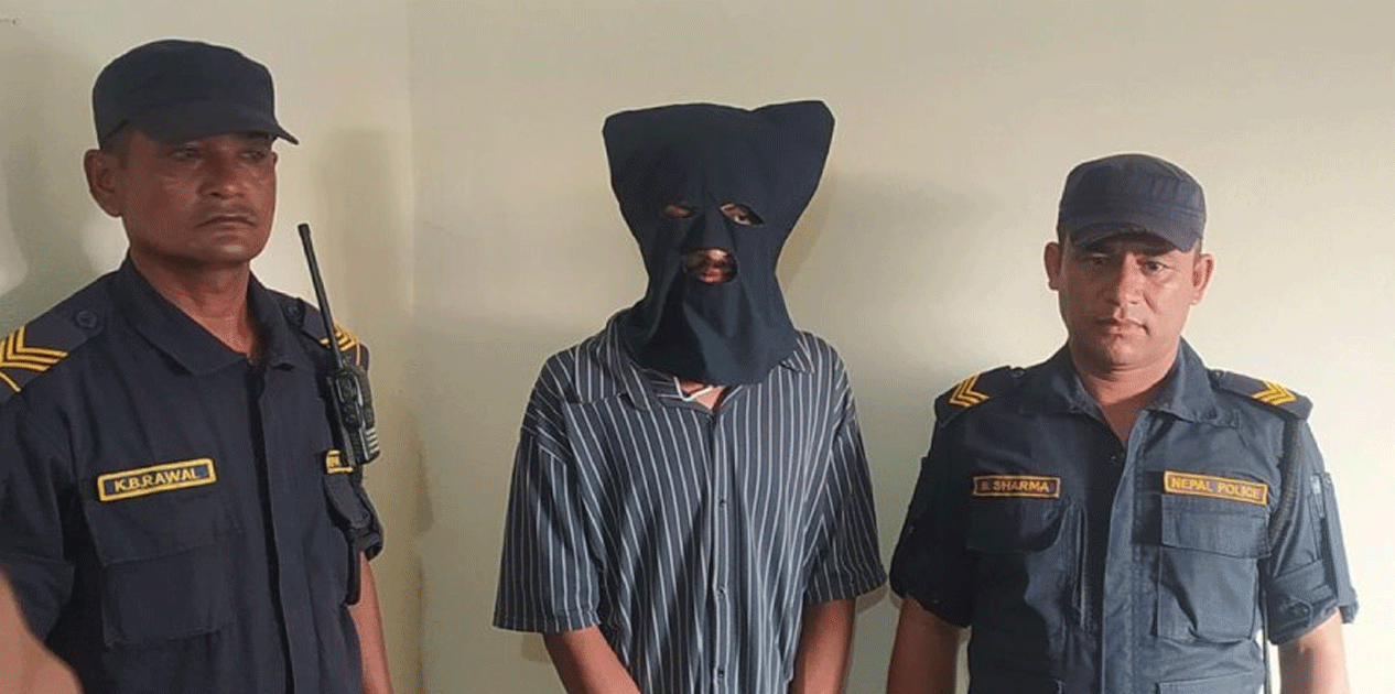 दश वर्षीया बालिका हत्या अभियोगमा पक्राउ परेका युवक सार्वजनिक