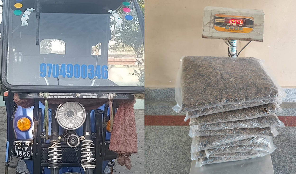 लागू औषध गाँजासहित ईनरुवा बजार क्षेत्रबाट दुई जना पक्राउ