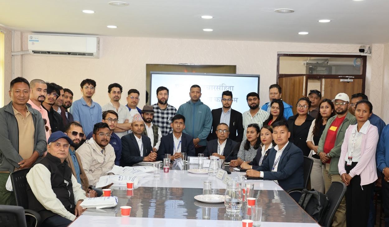 प्रेस काउन्सिल नेपालद्वारा अनलाइन सञ्चार माध्यमका सम्पादक–प्रकाशकलाई पत्रकार आचारसंहिता अभिमुखीकरण