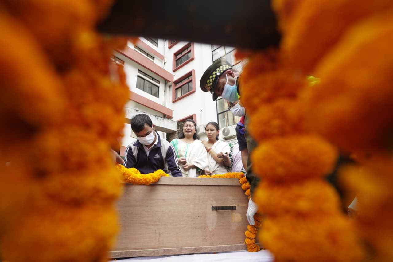 जेनजी आन्दोलनमा मृत्यु भएकाहरुको सामुहिक शवयात्रा