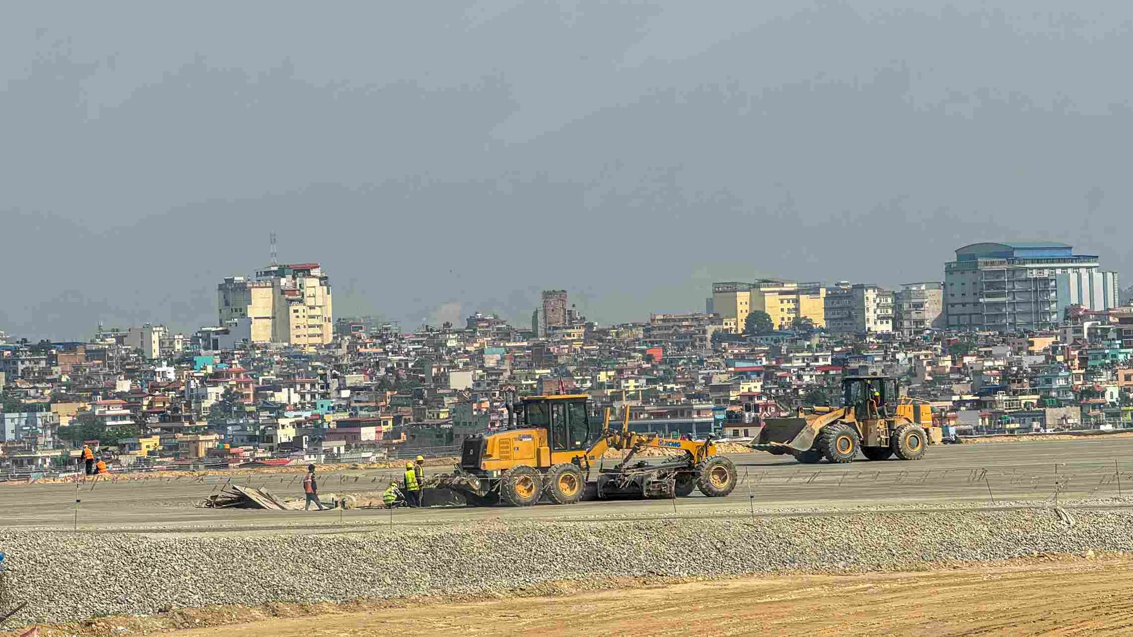 त्रिभुवन विमानस्थल स्तरोन्नतीको काम जारी, डेढ बर्षभित्र सबै काम सकिने