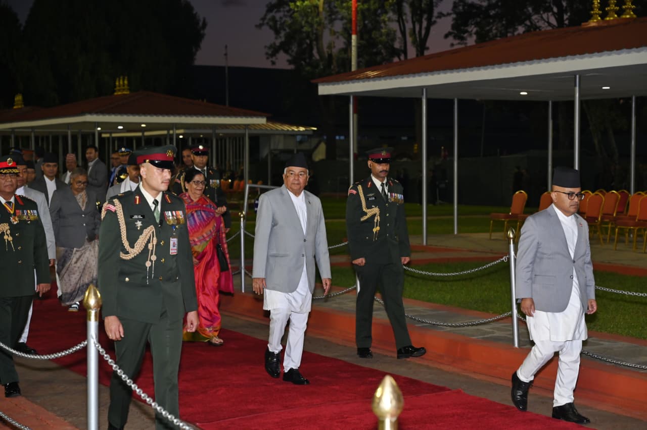 राष्ट्रपति रामचन्द्र पौडेल स्वदेश फिर्ता