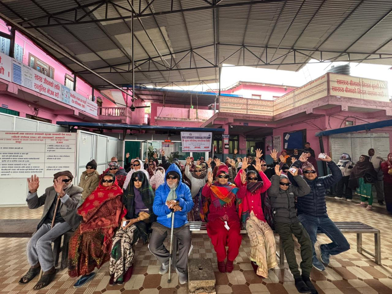 निःशुल्क आँखा शिविर : मोतियाबिन्दुको समस्या उच्च