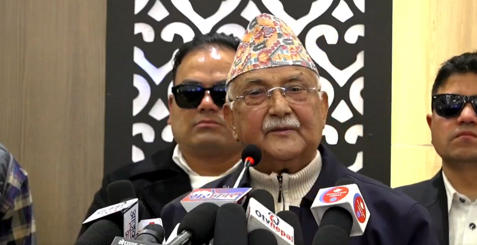 मोबाइल भन्ने भाडो छ, त्यही भाडाबाट देशमा हुडलो मचाएको छ : अध्यक्ष ओली