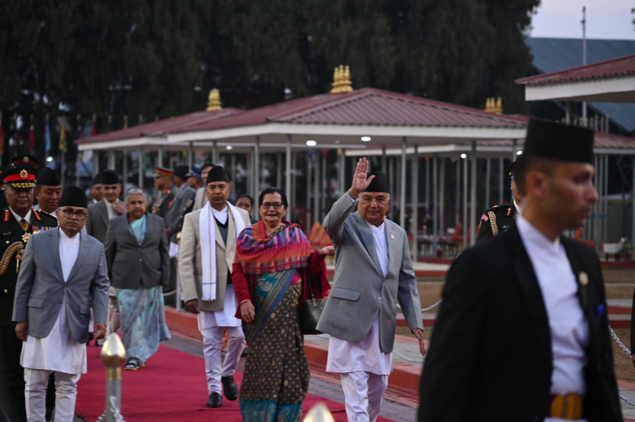 राष्ट्रपति जापानको औपचारिक भ्रमण सकेर स्वदेश फिर्ता