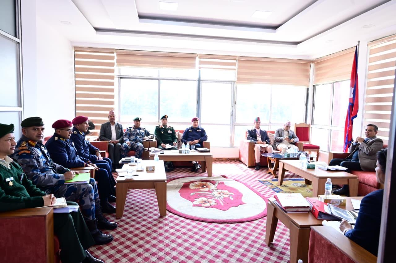 केन्द्रीय सुरक्षा समितिको बैठक सम्पन्न, सामाजिक संजालको दुरुपयोगमा निगरानी बढाइने