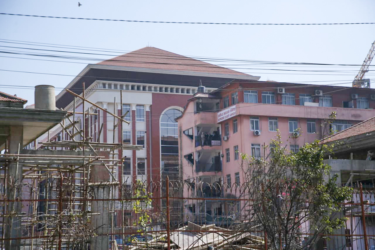 सर्वोच्च अदालतको पुनःनिर्माणको काम धमाधम (तस्बिर)