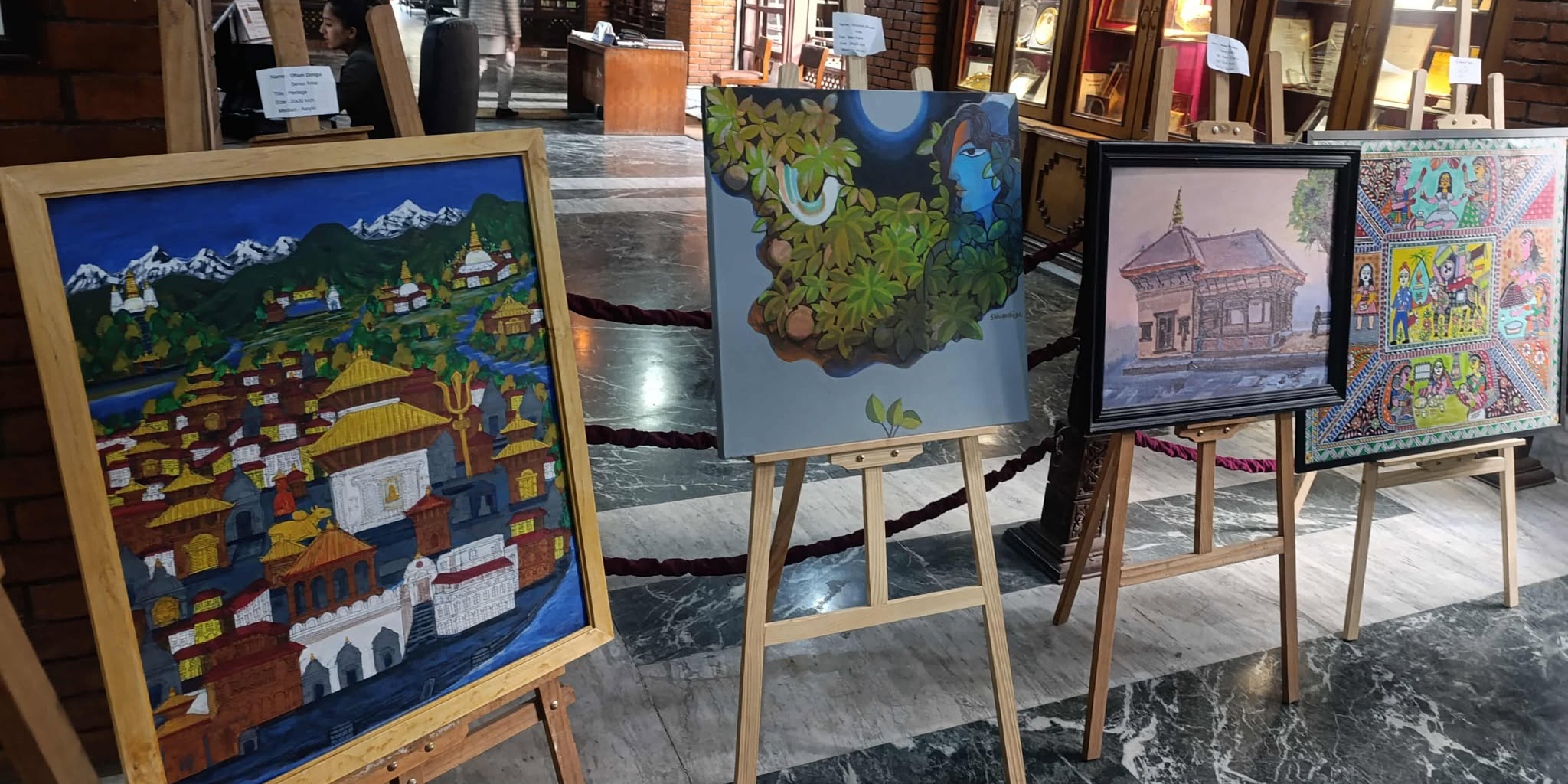 नेपाल पर्यटन बोर्डमा १० देशका कलाकारका चित्रकला प्रदर्शन