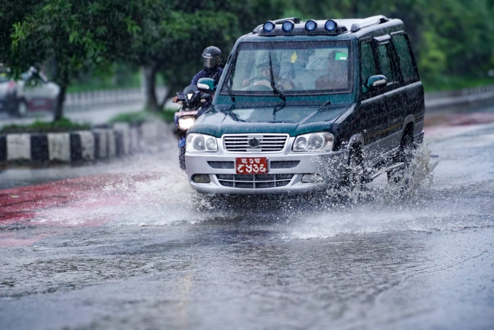 एक घण्टाको अवधिमा सबैभन्दा धेरै वर्षा काठमाडौंको पानीपोखरी क्षेत्रमा