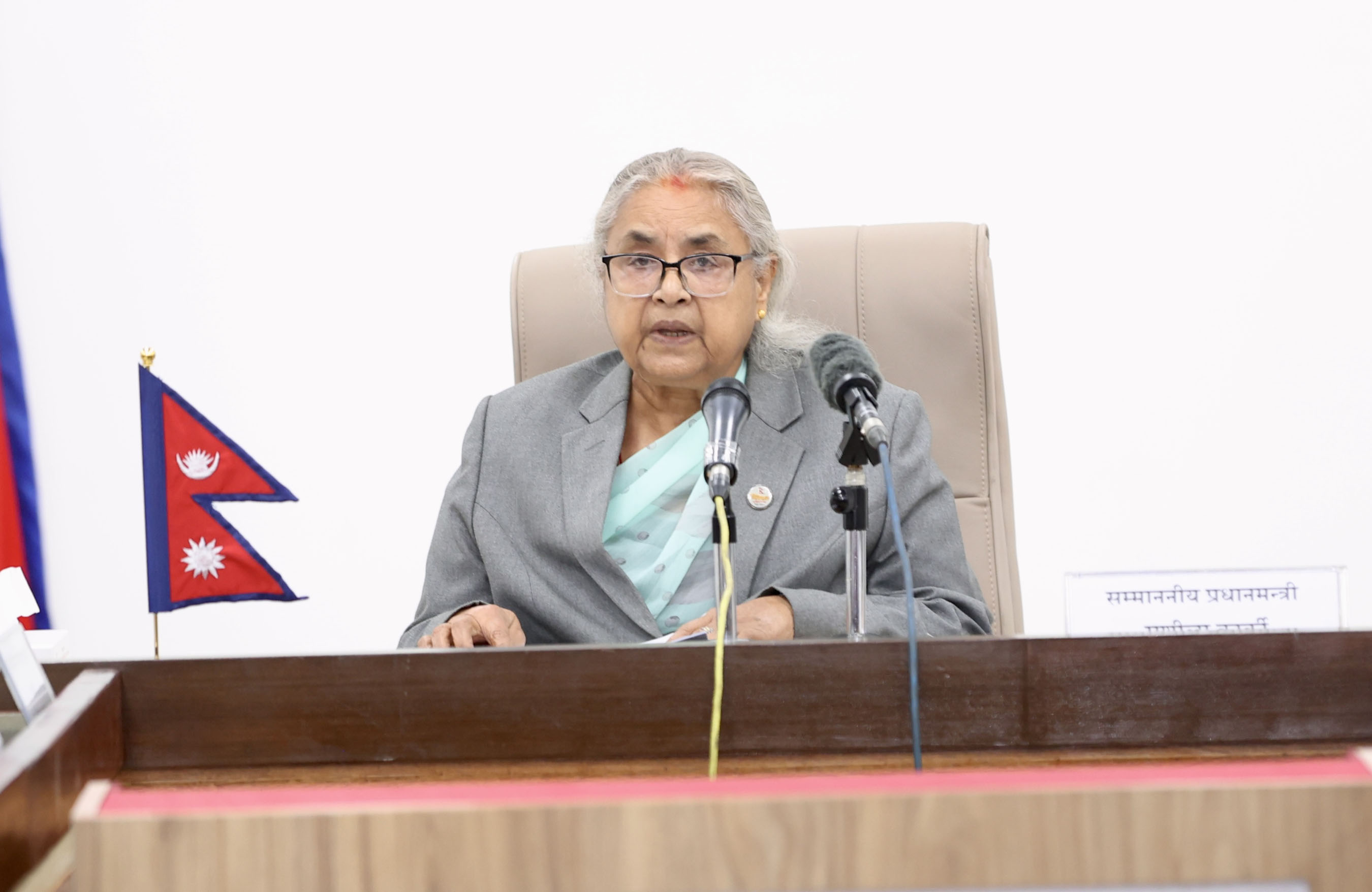 राष्ट्रका नाममा प्रधानमन्त्री कार्कीको पहिलो सम्बोधन : निर्वाचन सम्पन्न गर्ने दायित्व लिएका छौँ