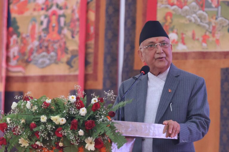 विश्वव्यापीरुपमा बढिरहेको अशान्ति र द्वन्द्व समाधान गर्न बुद्ध–शिक्षा महत्वपूर्णः प्रधानमन्त्री ओली
