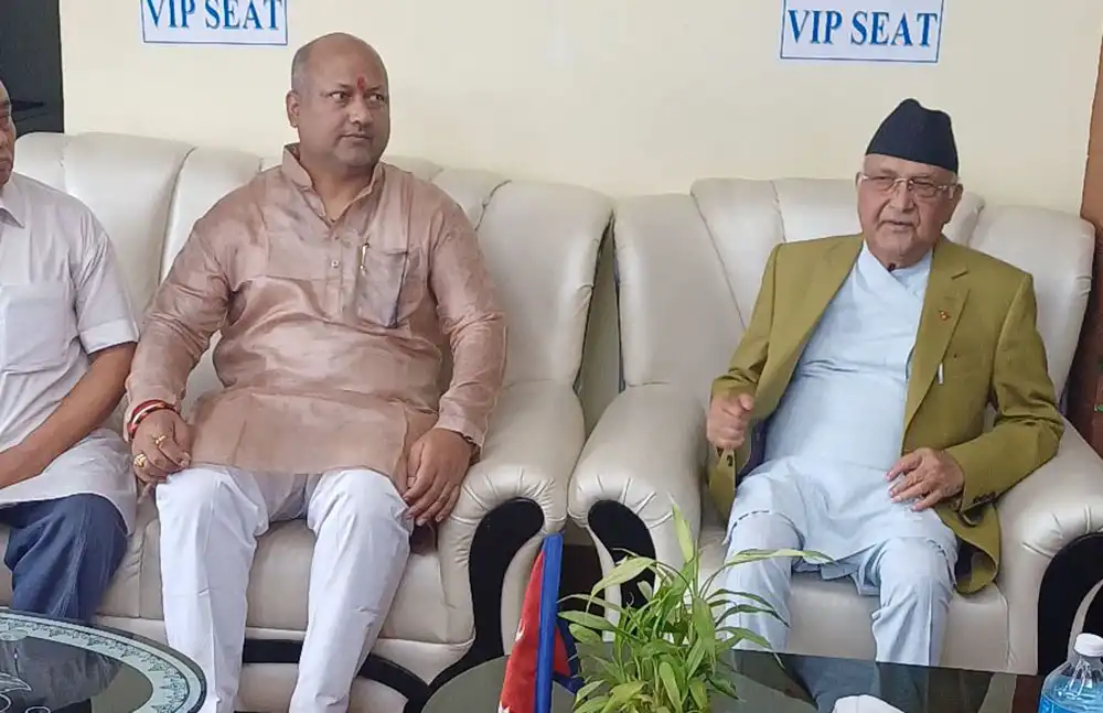 प्रधानमन्त्री ओली जनकपुरधाममा