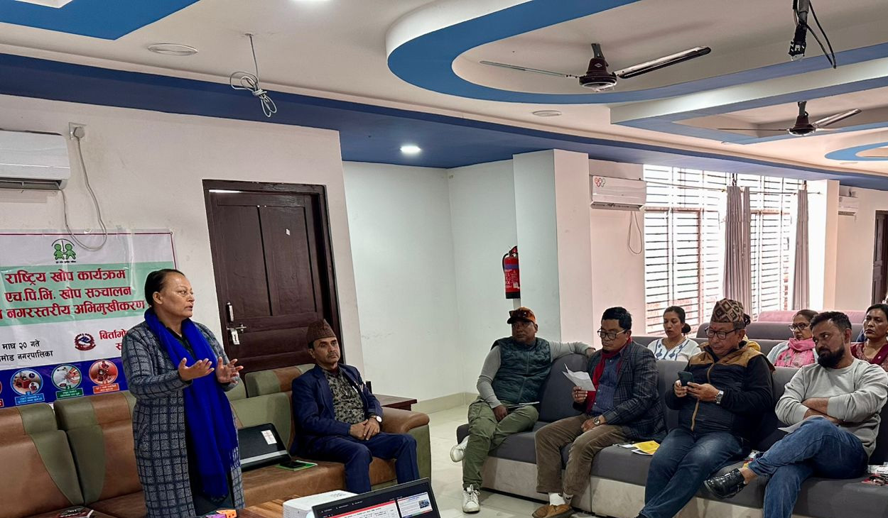 बिर्तामोडमा १५ सयभन्दा बढी किशोरीलाई एचपिभी खोप