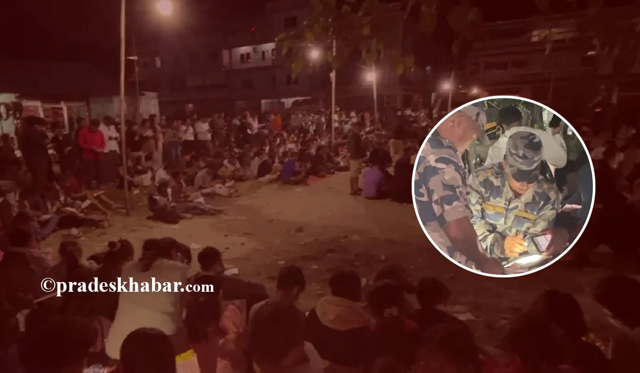 झापामा सशस्त्र प्रहरी नै हाउजी खेल्दै, प्रहरीको संरक्षणमा वुद्धशान्तिमा जुवाजन्य गतिविधि