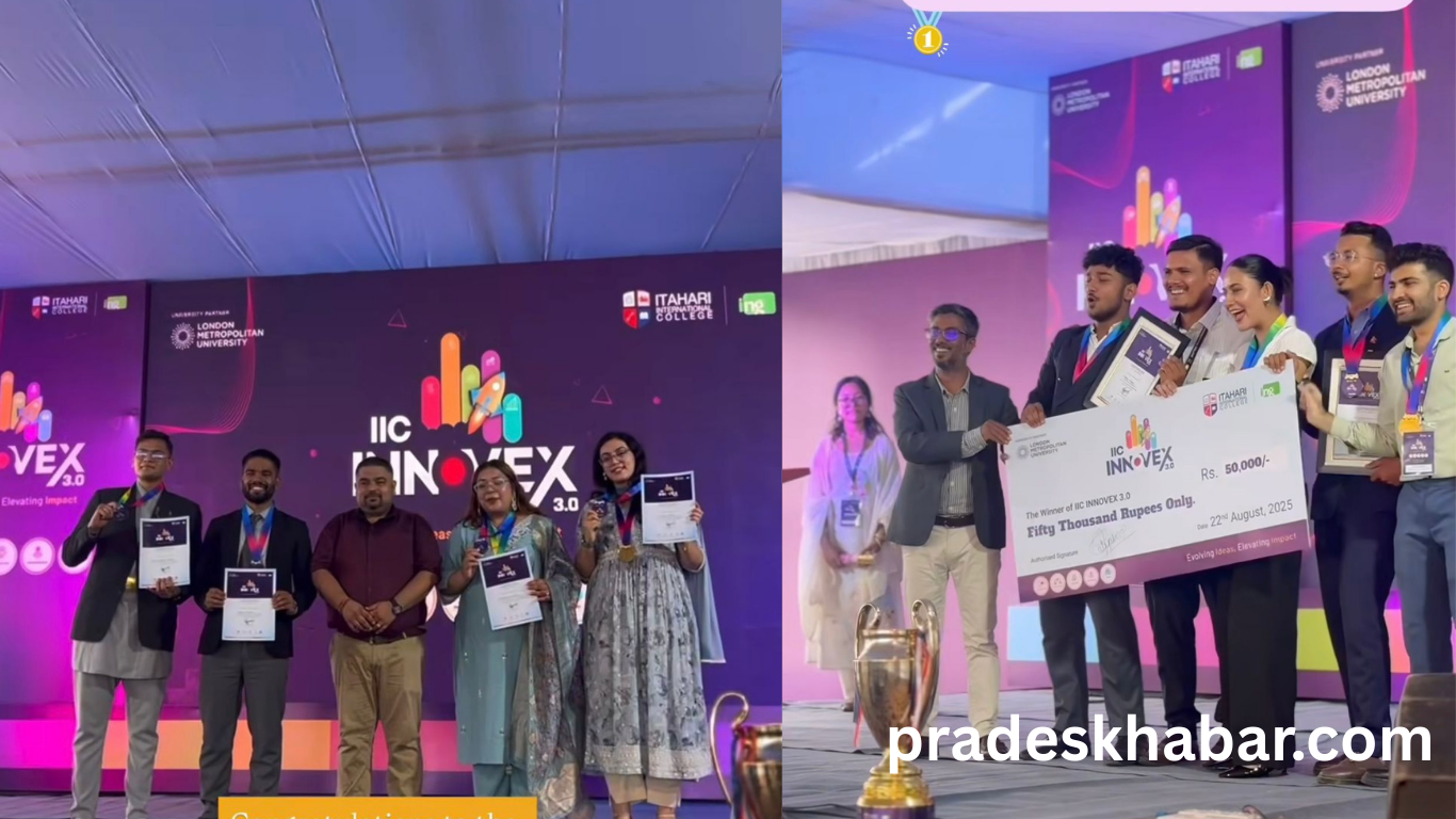 नेपालकै ठुलो विद्यार्थी नवप्रवर्तन महोत्सव ‘इनोभेक्स ३.०’ सम्पन्न : विराटनगर इन्टरनेशनल कलेज विजेता