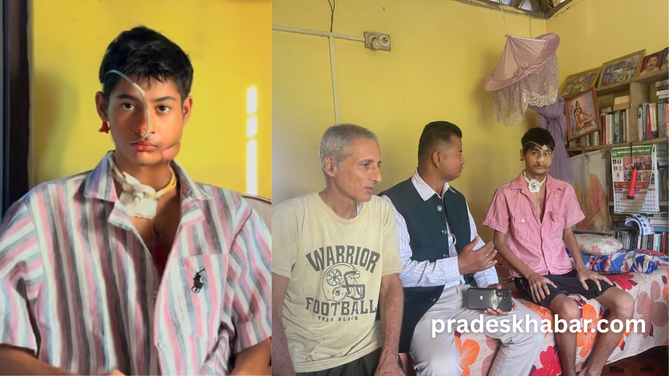 इटहरीमा गोली लागेर घाइते शान्तनु ढकाललाई भेट्दै पूर्व सांसद चौधरीले भने– “युवाको साहसले देश बदलिन्छ”