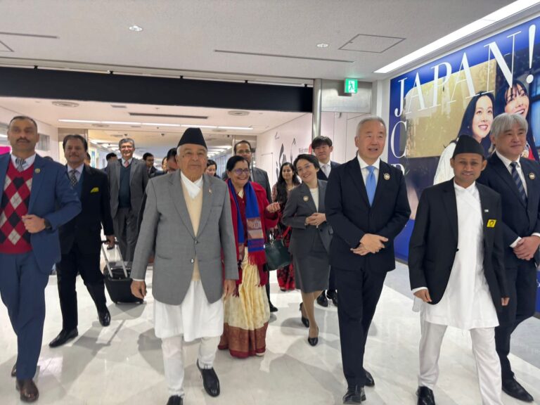 राष्ट्रपति पौडेल टोकियोमा