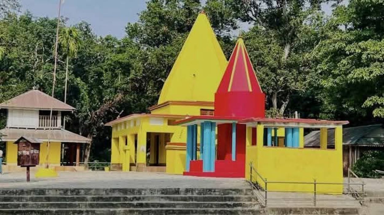 वनखण्डी वावाले सालको रुखमा चिम्टाले रोपेर आँप फलाएको रामधुनी वन