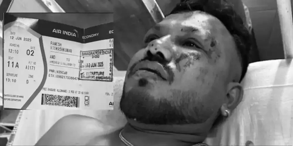 एयर इन्डियाको विमान दुर्घटनामा बचेका विश्वासले के भने ?