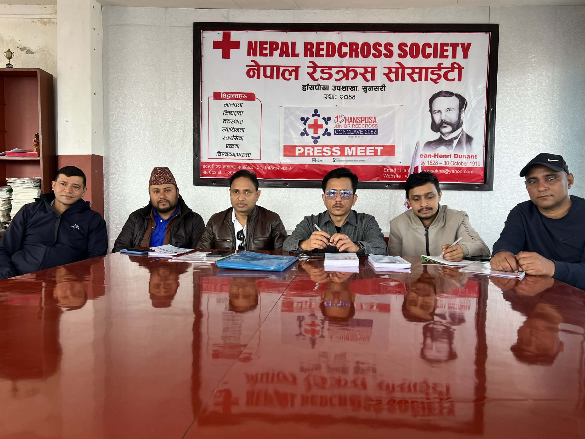 इटहरीमा दुईदिने जुनियर रेडक्रस कन्क्लेभ आयोजना हुँदै