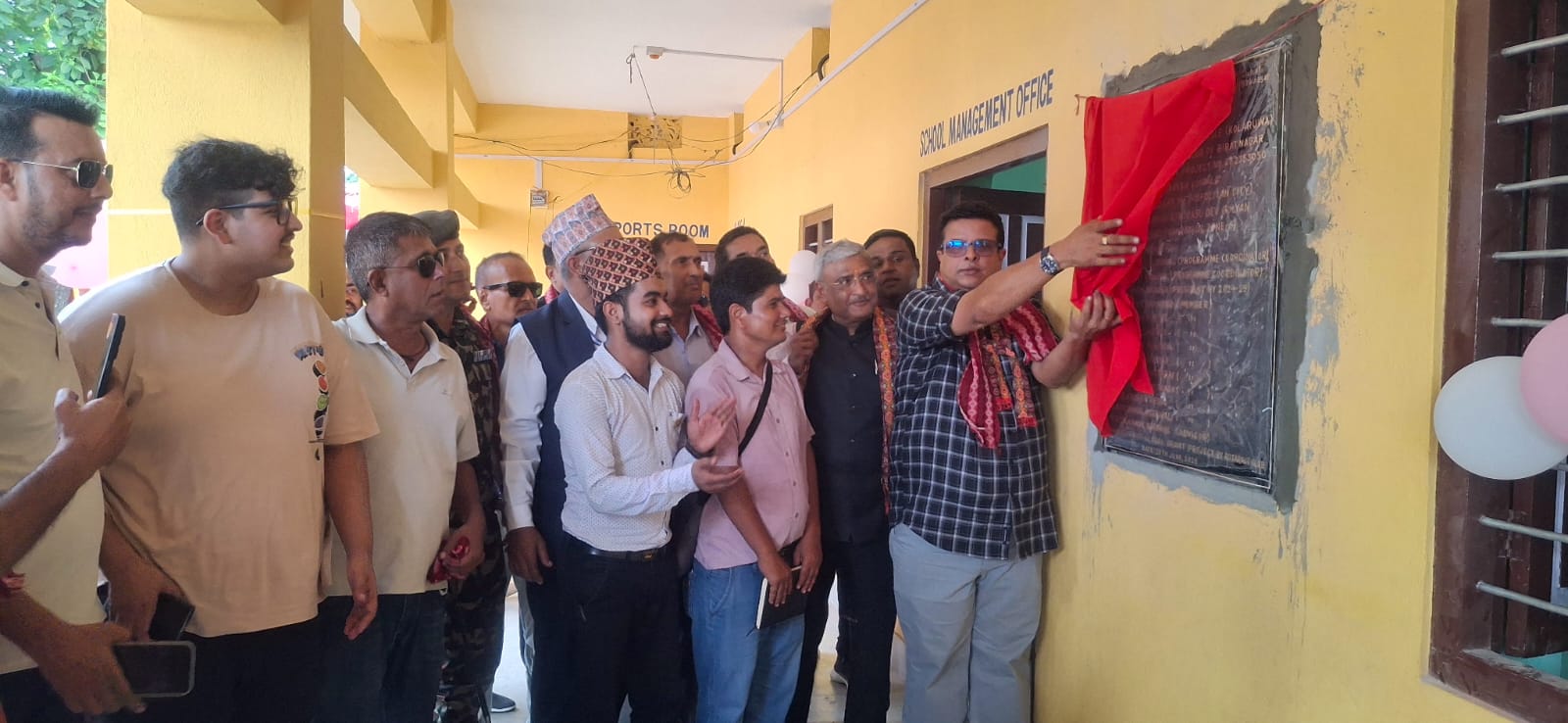विराटनगरमा रोटरीले निर्माण गरेका विद्यालय भवन हस्तान्तरण