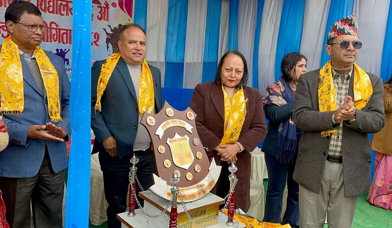 बिर्तामोडमा १६औँ राष्ट्रपति रनिङ शिल्ड सुरु