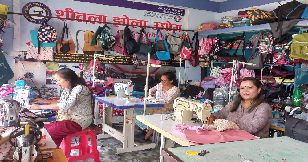 झोला उद्योगबाट रोजगारी सृजना गर्दै झापाकी तारादेवी