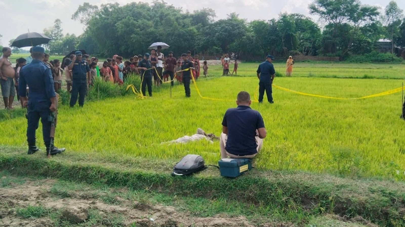 मोरङमा धानखेतमा २ वटा शव फेला