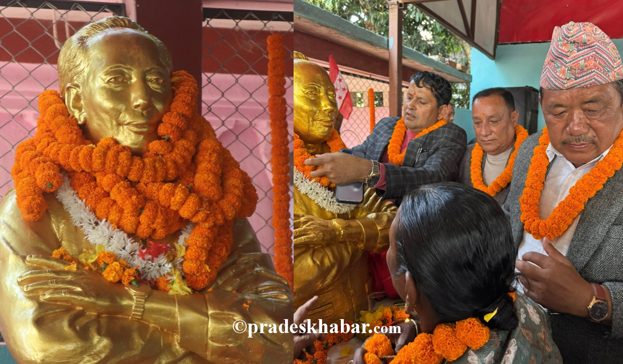 चिनी माग्ने बहानामा घरभित्र पसेर हत्या, सहिद उद्रकान्तको ५४ वर्षपछि बन्यो सालिक