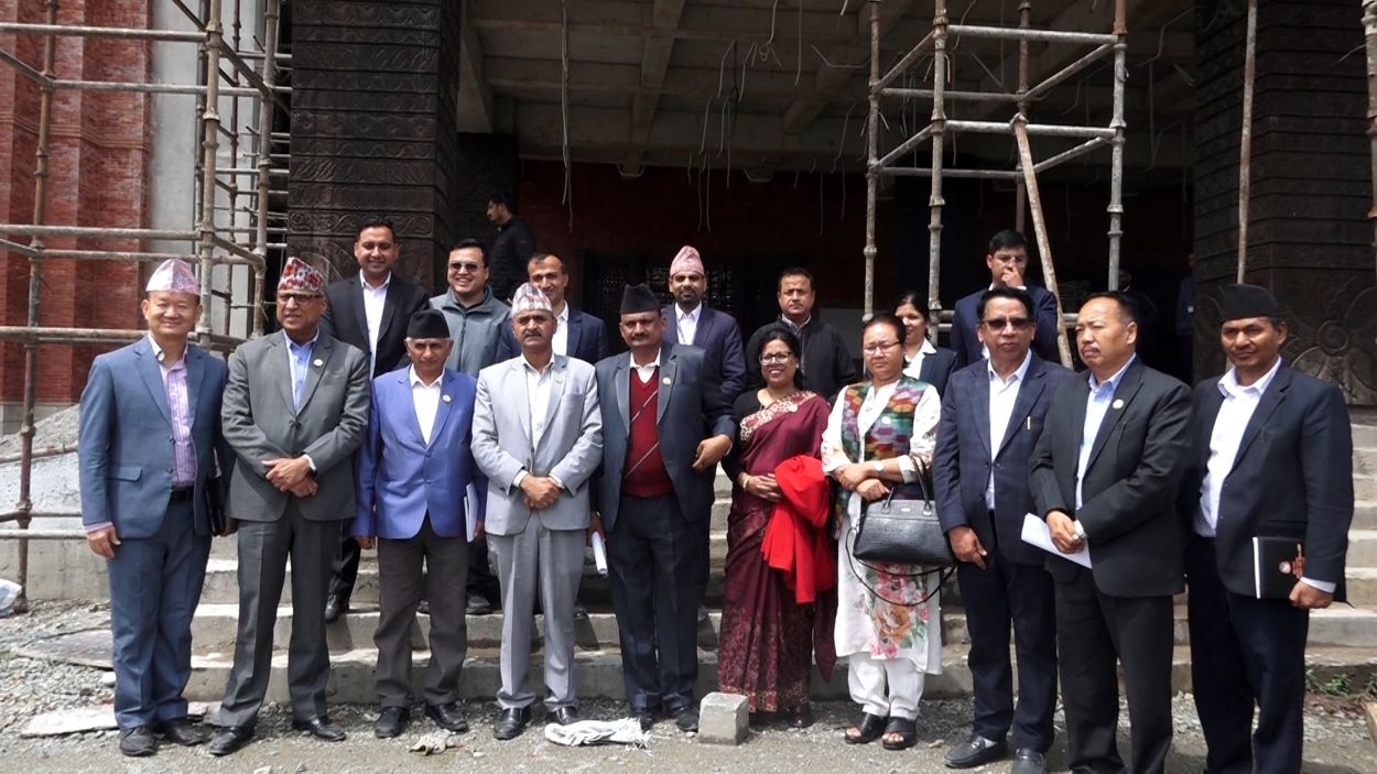 संयुक्त समितिद्वारा नयाँ संसद भवनको अवलोकन