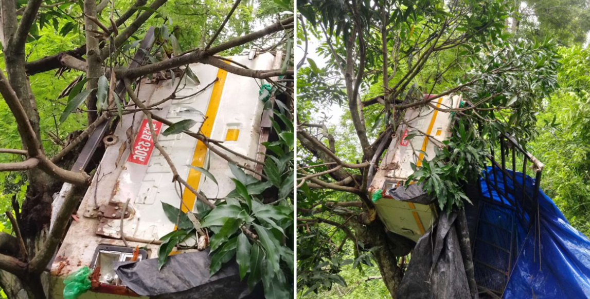 धनकुटामा गाईजात्रा हेर्न जाँदै गरेका  २१ जना चढेको पिकअप भ्यान दुर्घटना : १७ जना घाइते, ३ को अवस्था गम्भीर