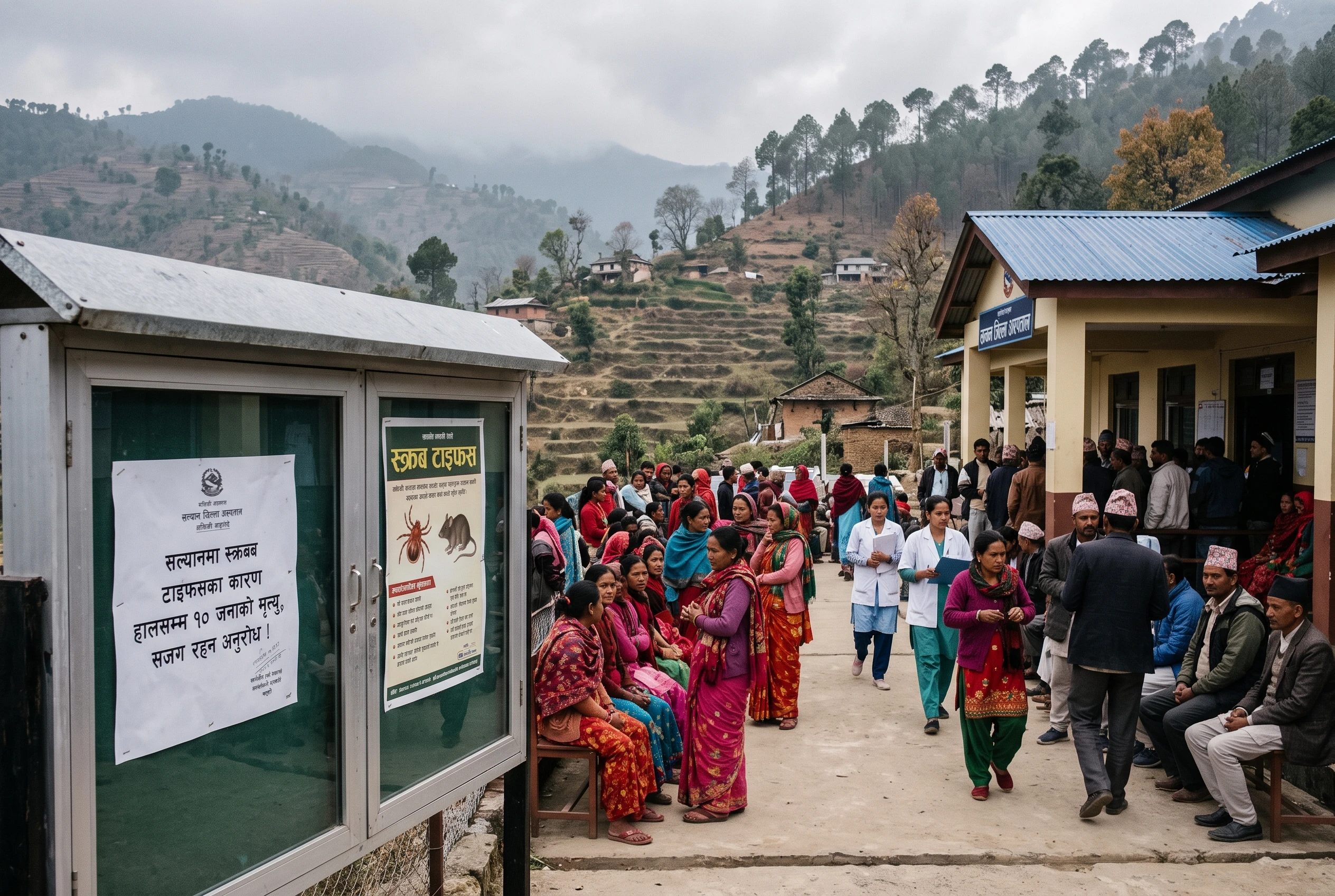 सल्यानमा स्क्रब टाइफसबाट मृत्यु हुनेको संख्या १० पुग्यो