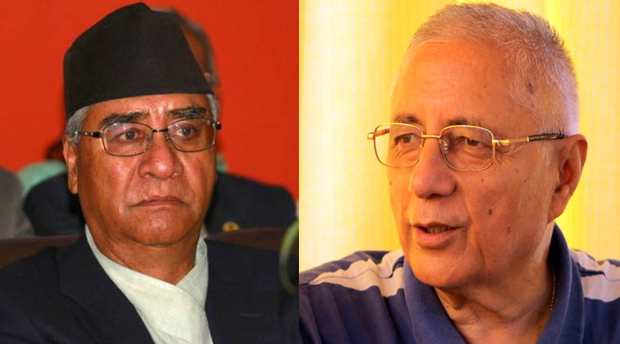 शेखरले देउवालाई  भने- ‘पार्टी फुट्न लाग्यो’