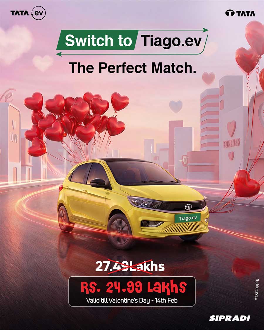 अब टाटा टियागो इभी मात्र २४.९९ लाखमा