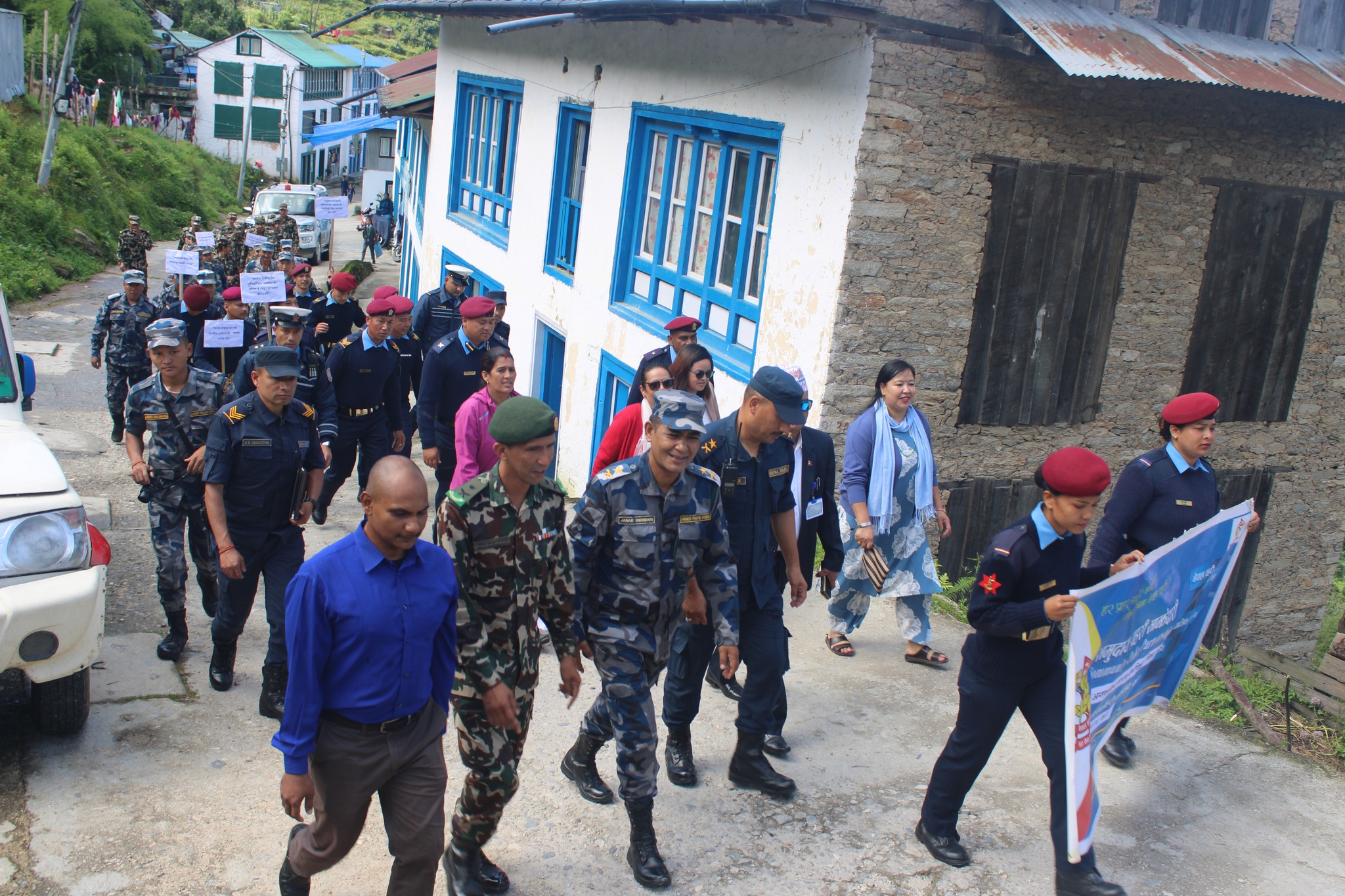 सोलुखुम्बुमा मानव बेचबिखन विरुद्धको अन्तर्राष्ट्रिय दिवसमा प्रभातफेरी सम्पन्न