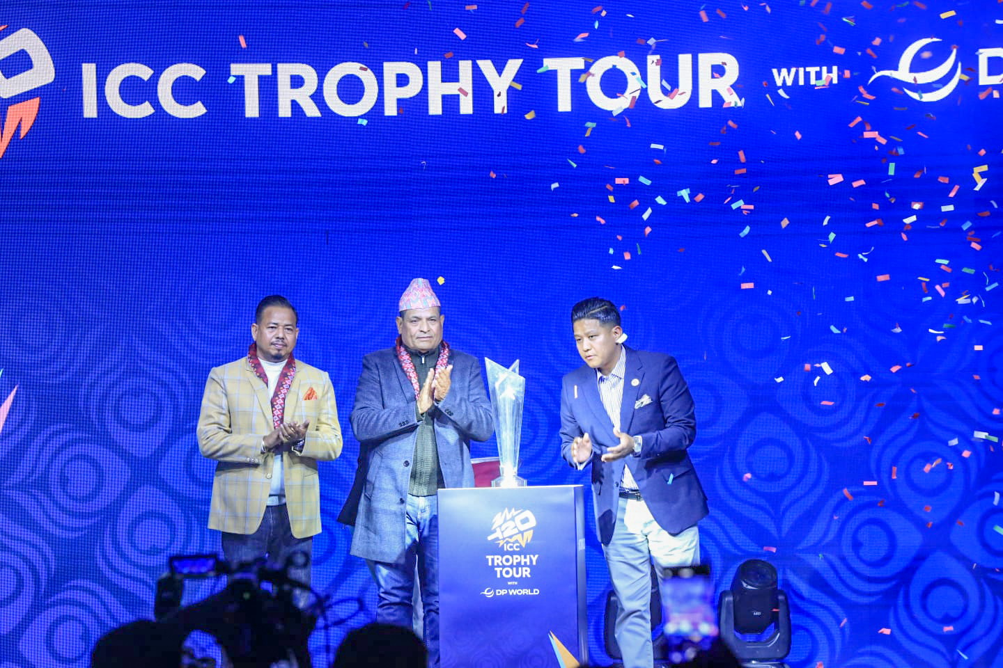 नेपाल आइपुगेको टि–२० विश्वकप २०२६ को ट्रफी सार्वजनिक (फोटो फिचर)