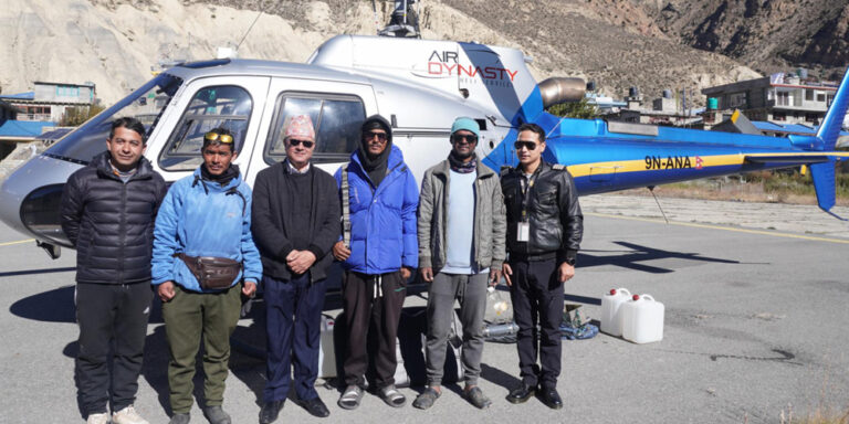 छार्का भेरोलमा अलपत्र परेका दुई पर्यटकको उद्धार