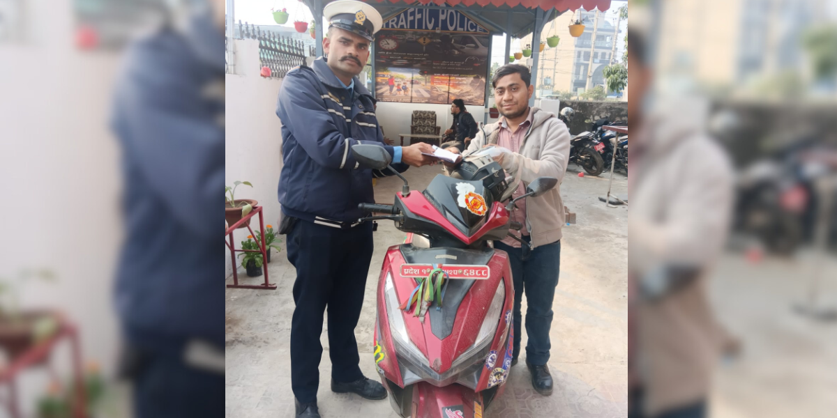 बेलबारीबाट दिउँसै चोरी भएको २ घण्टामै भेटियो स्कुटर