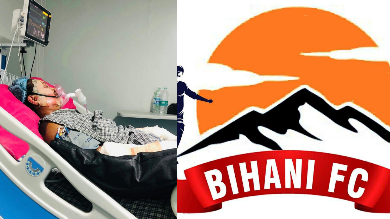आगलागीमा गम्भीर घाइते कमलाको उपचारका लागि बिहानी फुटबल क्लबद्वारा आर्थिक सहयोग