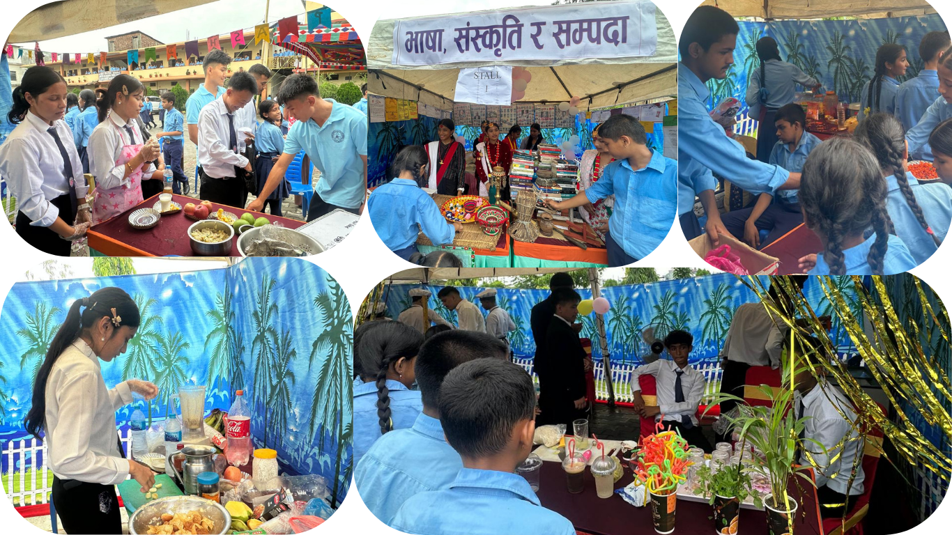 इटहरीमा ‘शिक्षाको संसारबाट कामको संसारतर्फ’ यात्रा : विद्यार्थीहरूले देखाए उद्यमशीलता र सिर्जनात्मकता