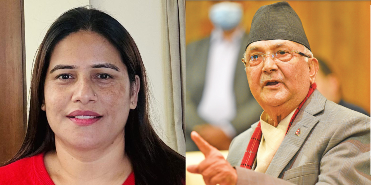 एमाले नेतृ उषाकिरण तिम्सिनाको ओलीलाई प्रश्न : ‘जेनजी आन्दोलनको क्षतिको नैतिक जिम्मा कसले लिन्छ कमरेड ’ ?