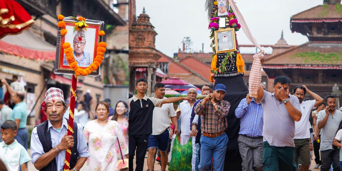 भक्तपुरमा गाईजात्रा पर्व सुरु (फोटो फिचर)