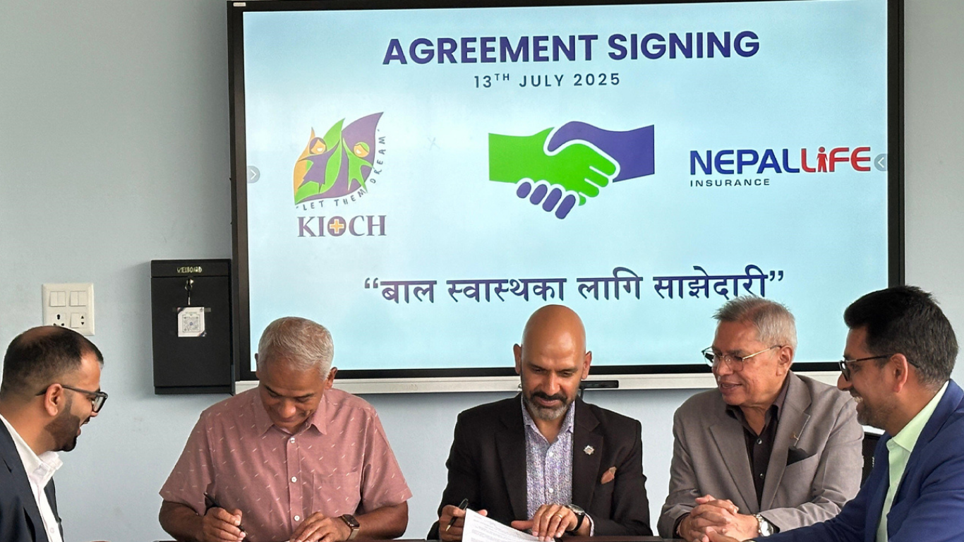 नेपाल लाइफको सामाजिक उत्तरदायित्व : डा.कोइरालाको बाल अस्पतालका लागि १ करोड सहयोग