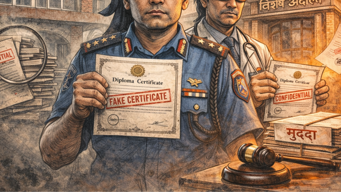 नक्कली डिग्री बोकेर सरकारी सेवा! एसएसपीदेखि डाक्टरसम्म अख्तियारको फन्दामा