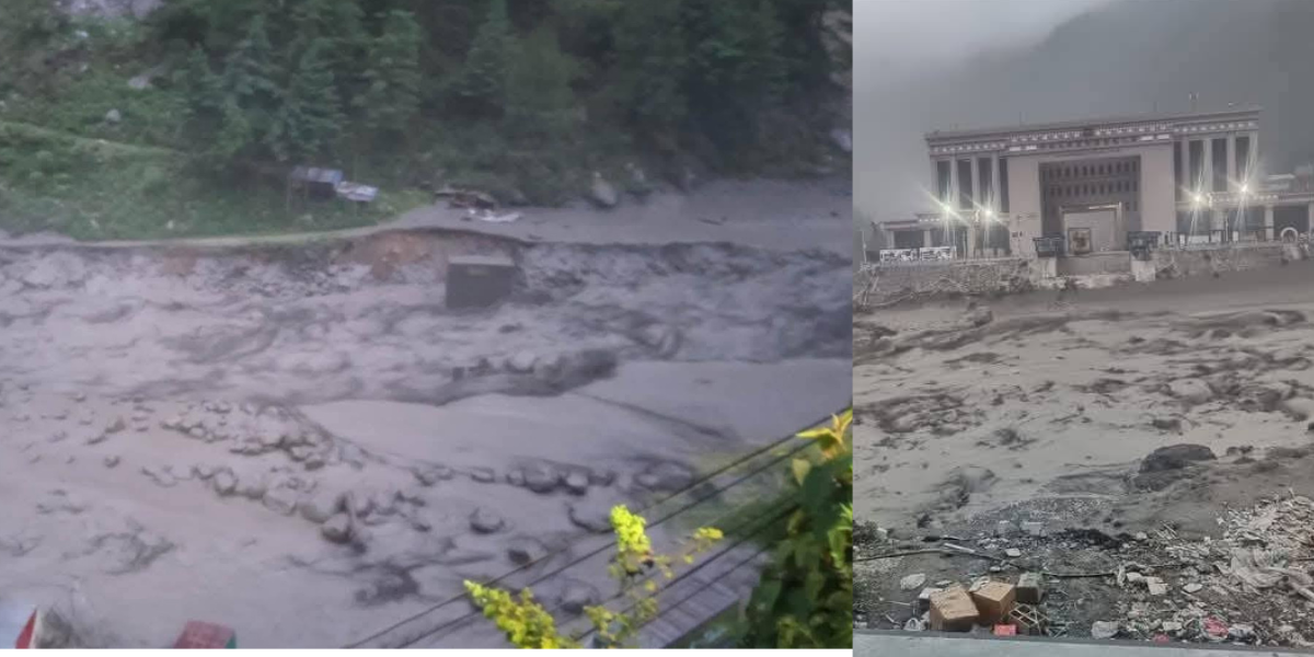 भन्सार क्षेत्रमा रहेका मानिसको उद्धार गर्न जाने क्रममा ११ जना उद्धारकर्मी नै फसे