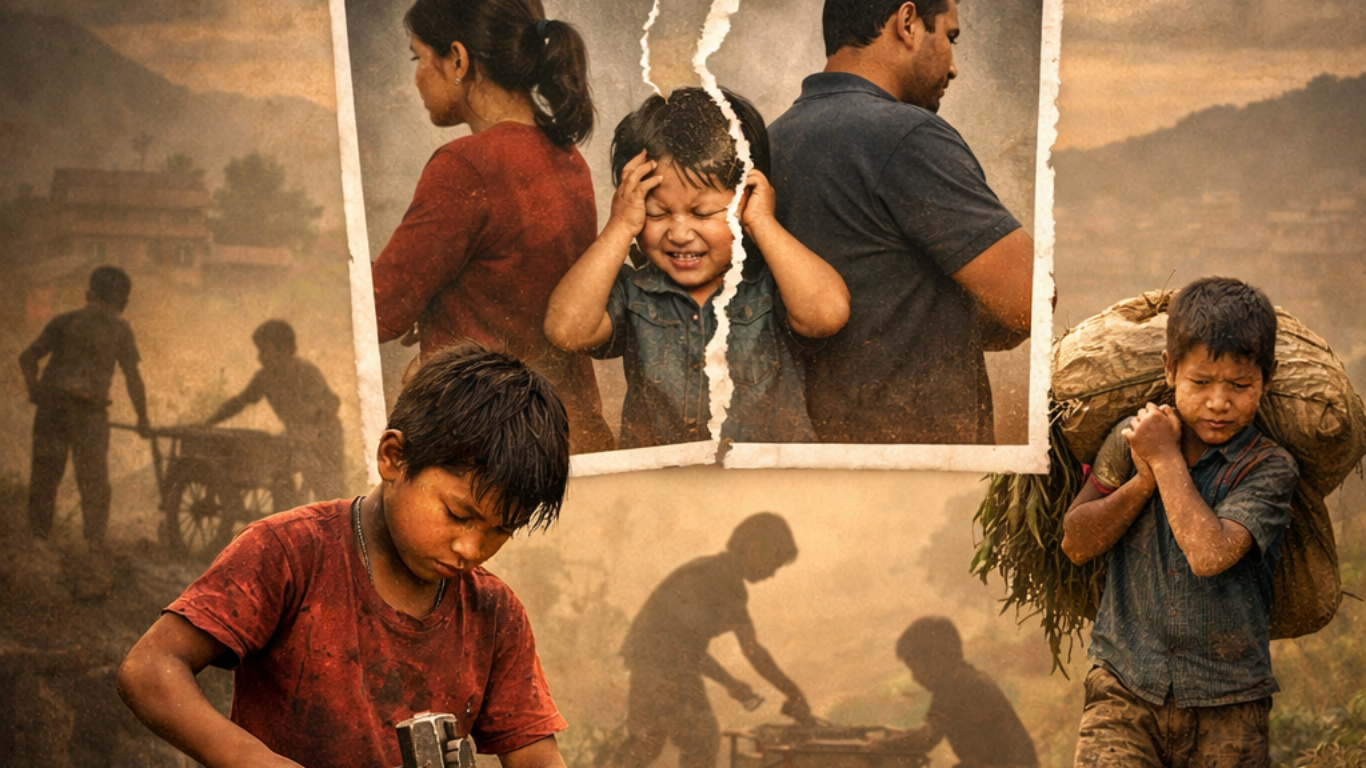 सम्बन्ध विच्छेदका कारण बालश्रम बढ्दै