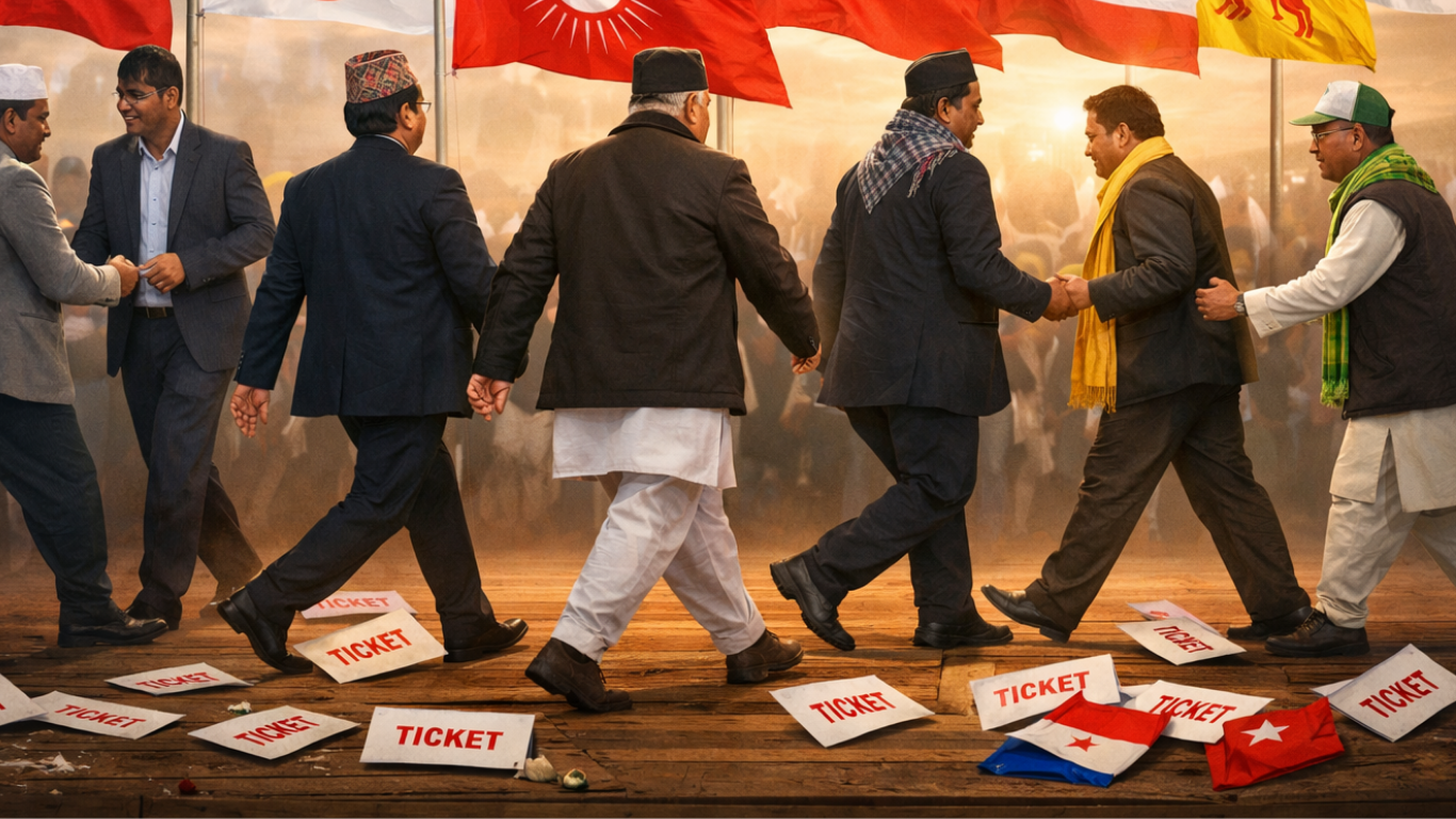 दल बदलेर उम्मेदवार बन्ने, टिकटककै लागि राजनीतिक निष्ठा गुमाउने यी उम्मेदवारहरू (नामावलीसहित)